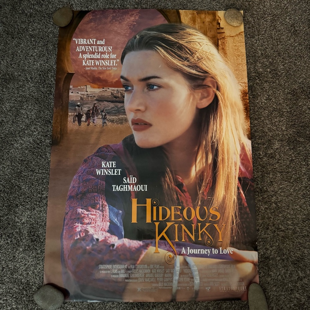 Hideous Kinky Original 27 X 40 Double Sided Theatrical Movie Poster